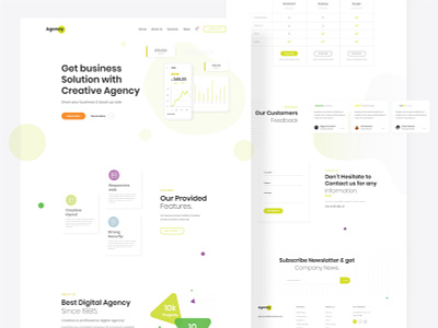 Explore Concept for Agency Web Design agency website branding clean design minimalist ui design web design website design