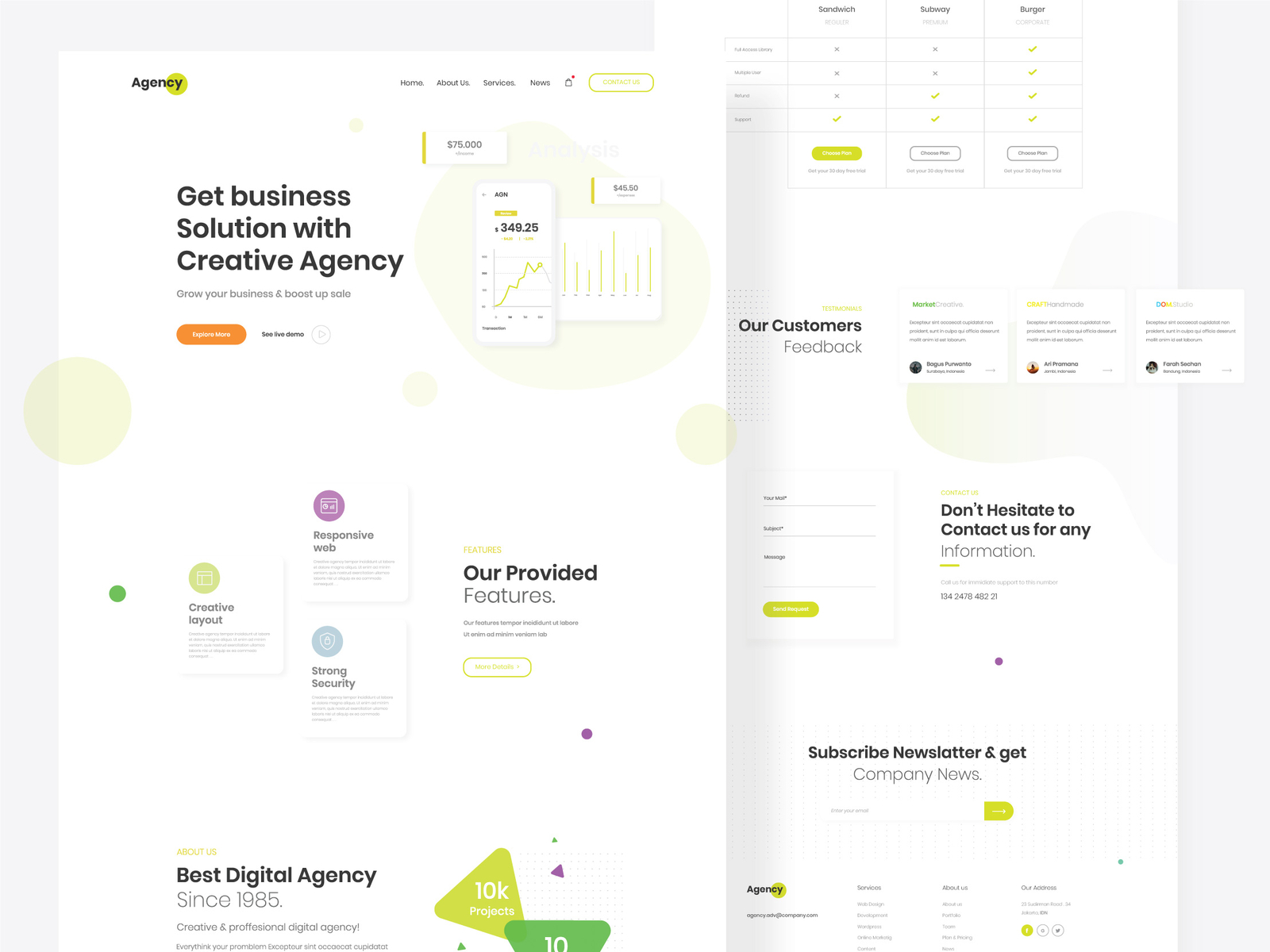 Explore Concept for Agency Web Design by SleepyCreative on Dribbble