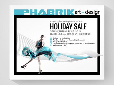 Fashion Event Promo Graphic adobe illustrator canada edmonton fashion graphic design layout marketing photoshop promotional social media typography