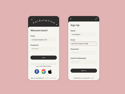 Login and Sign Up UI 30daysofuichallenge 30daysofuichallenge adobe illustrator figma login ui sign in ui sign up ui ui ui design ui designer uichallenge uidesign uiux