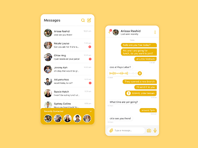 Messaging App UI