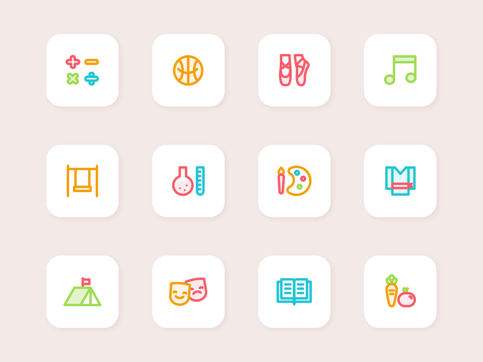 Category Icons By Arissa On Dribbble