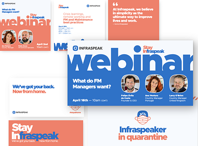 Stay Infraspeak Campaign digital graphic design social media visual design