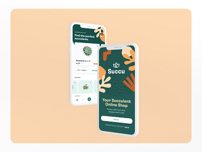 Succulent e-commerce app ecommerce