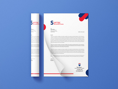 Letterhead Design banner branding corporate design flyer graphicdesign letterhead letterhead design logo logo design minimal social media typography