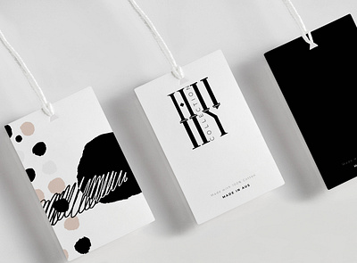 HII YII (TM) - Logo Design black and white clothing company clothing tag design logo logo design logo mark simple typography