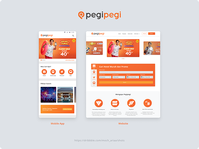 Pegipegi experience mobile app pegipegi redesign ui uiux ux website