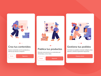 Delivery app onboarding - Daily UI 023 app argentina ux branding colombia ux daily 100 challenge dailyui dailyui023 design illustration line illustration onboarding onboarding ui sketch trendy ui ui design uidesign uidesigner ux