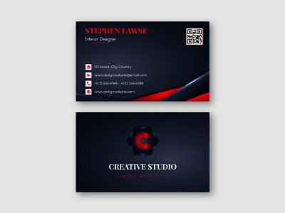 Business card illustrator design template 3d animation app branding design graphic design icon illustration logo motion graphics typography ui ux vector