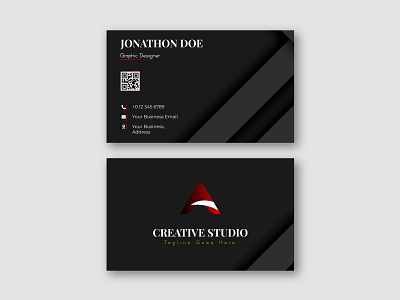 Business card illustrator design template 3d animation app branding design graphic design icon illustration logo motion graphics typography ui ux vector