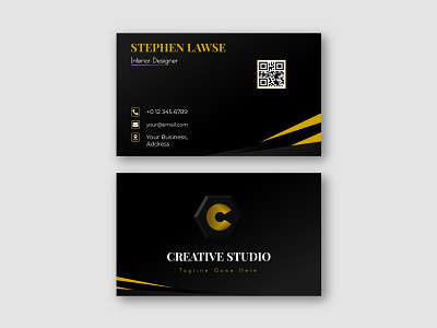 Business card illustrator design template 3d animation app branding design graphic design icon illustration logo motion graphics typography ui ux vector