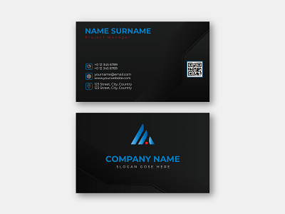 Business card illustrator design template 3d animation app branding design graphic design icon illustration logo motion graphics typography ui ux vector