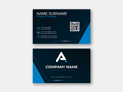 Business card illustrator design template 3d animation app branding design graphic design icon illustration logo motion graphics typography ui ux vector