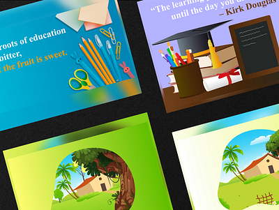 Educational illustration 3d animation app branding design graphic design icon illustration logo motion graphics typography ui ux vector