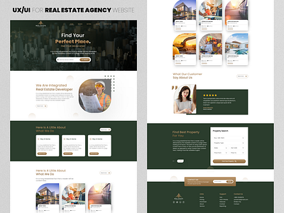 Real Estate Company Website 3d animation app branding design graphic design icon illustration logo motion graphics typography ui ux vector