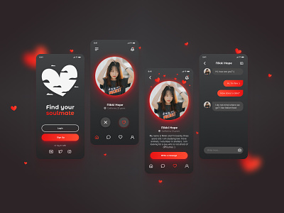 Dating app concept app dating app design mobile mobile app ui ux
