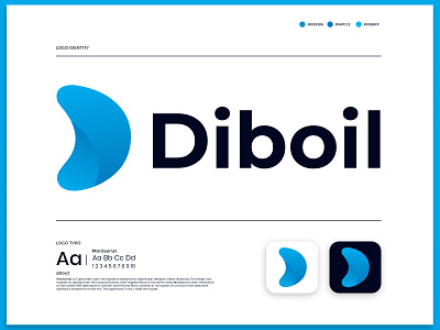 Diboil modern d letter logo app appicon brandmark building corporateidentity flat icon letter logo logodesigner logoinspirations logomaker logomark logos realestate techlogo technologylogo