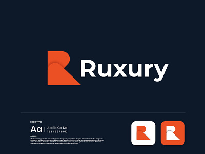 Ruxury modern logo design app appicon brandmark construction corporate e commerce elegant gradient logo logo logodesigner logomaker logos minimal minimalist modern modernlogo r r letter r letter logo