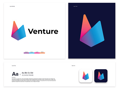 V letter Venture modern logo design abstract agency app brand identity branding corporate creative design gradient logo logo branding logo design logo designer logo designs logo trends 2020 modern logo v letter logo v logo v logo design v modern logo