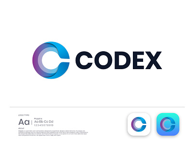 CODEX modern technology logo design abstract agency app brand identity branding c letter logo c logo c logo design c modern logo corporate creative design gradient logo logo branding logo design logo designer logo designs technology