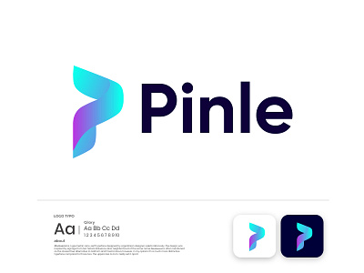 Pinle modern gradient p letter logo design app appicon brandmark construction corporate e commerce gradient logo logo logo design logodesigner logos minimal minimalist modern modernlogo p p letter p letter logo technology