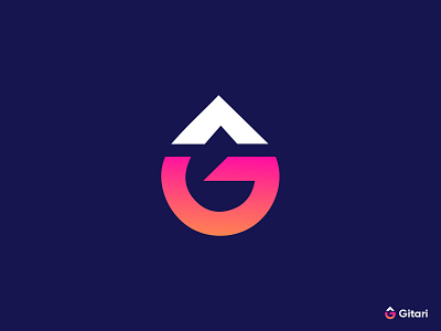 Gitari moder G letter logo design appicon brandmark corporate e commerce g g logos logo logoart logodesign logodesigner minimalist modern modernlogo