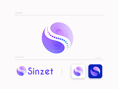 Sinzet modern logo design app appicon construction corporate e commerce gradient isometric logo logo design logodesigner logos minimal minimalist modern modernlogo s s letter s letter logo technology