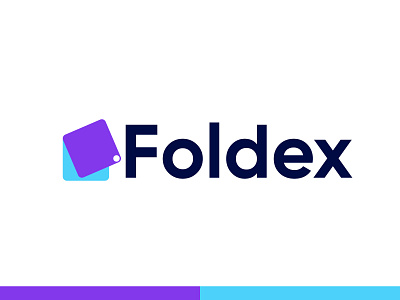 Foldex modern minimalist logo design agency app appicon construction corporate e commerce grdient isometric letter letter logo logo design logodesigner logos minimal minimalist modern logo modernlogo software technology