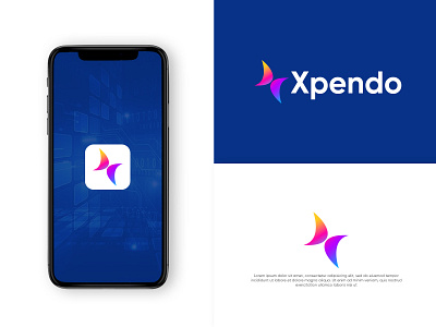 Xpendo modern X letter software development logo design app appicon brandmark construction corporate e commerce gradient logo isometric logo design logodesigner logos minimal minimalist modern logo modernlogo technology x x letter x letter logo