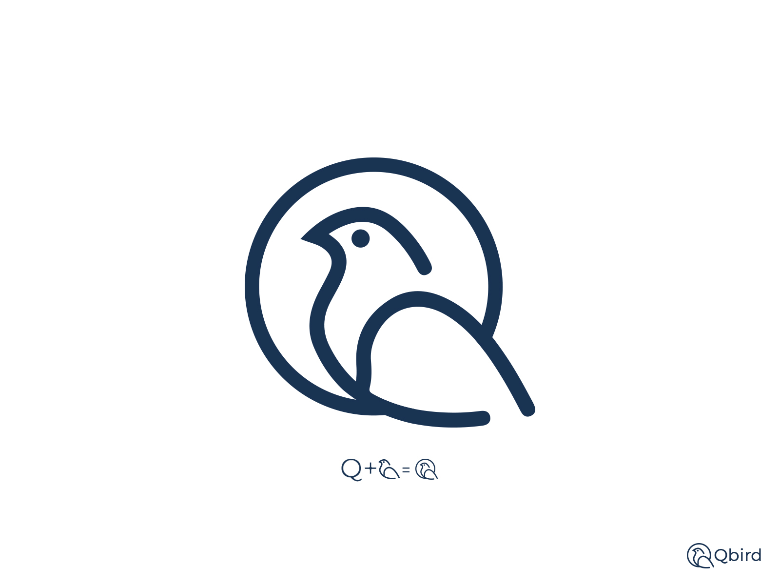 Qbird minimal creative bird logo design animal beauty bird charity cosmetics ecological flower flowers food freedom garden gardening global kids kindergarten love media minimalist natural q logo