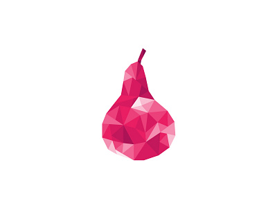 Pear low poly logo branding dailylogochallenge design fruit fruits illustration logo logo design logodesign logotype logotype design low poly low poly lowpoly lowpolyart pear vector