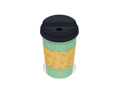 Coffee cup illustration coffee cup illustration mint vector