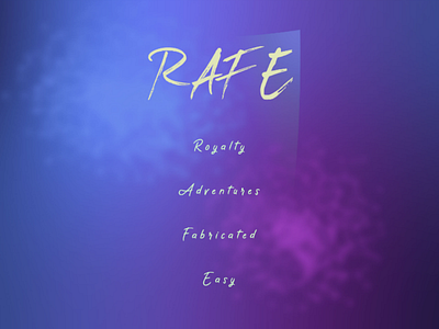 Name description RAFE