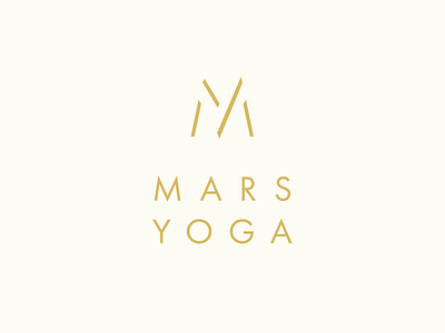 Mars Yoga logo concept