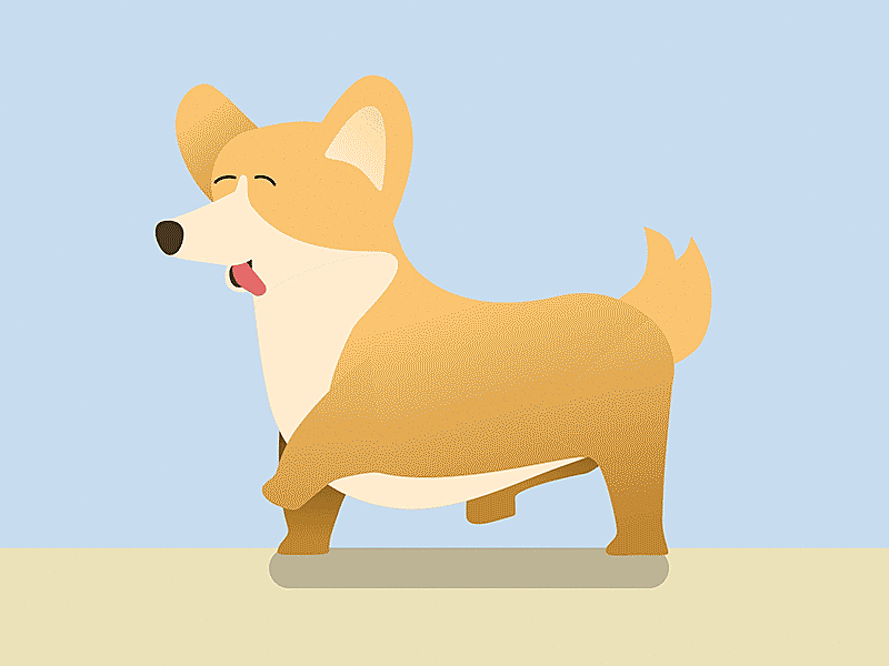 Cute Doggie Run Cycle after affects animation character design design dog duik duik bassel illustration motion rig run cycle vector walkcycle xav