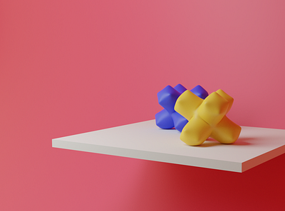 Inflation 3d balloon blender blender3d colors design shelf ui