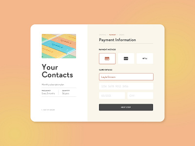 #002 - Checkout app branding daily ui design minimal payment typography ui ux web website