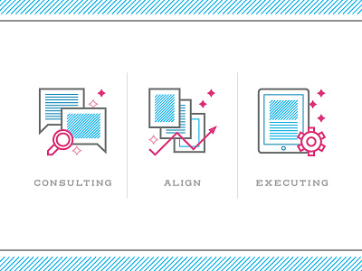 Medical Process Icons consulting healthcare icon iconography infographics line medical process wip