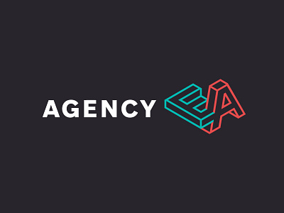 Agency EA - RIP Concept 3d art branding concept design icon illustration logo typography vector