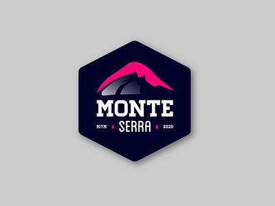 Monte Serra Badge badgedesign cycling graphicdesign italy logodesign monteserra