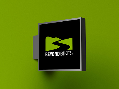 Beyond Bikes branding cycling independent logo logo design