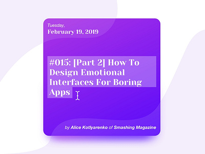 Episode 0️⃣1️⃣5️⃣ app appdesign design designer designinspiration designstanduppodcast digitaldesign graphicdesign interaction interface motion podcast tech ui userexperience ux uxdesign voicedesign webdesign websitedesigner