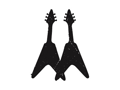 Music4music black design guitar icon logo music