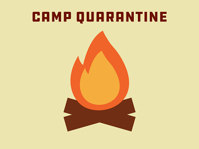 Camp Quarantine badge badgedesign branding design graphicdesign icon illustration logo quarantine vector