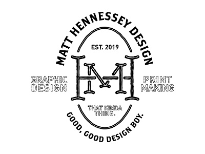 Matt Hennessey Design badge badgedesign brand brandidentity branding design graphicdesign icon logo personalbranding type typography