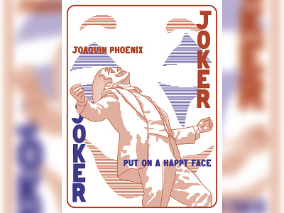 Joker design etching graphicdesign illustration illustrator joker lineart linework movie art poster vector
