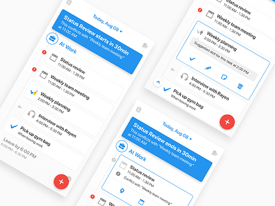 Midu - Conflicts & Suggestions app productive timeline to do