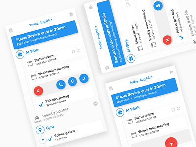 Midu - Semantic Drag & Drop app dragdrop fab menu timeline to do