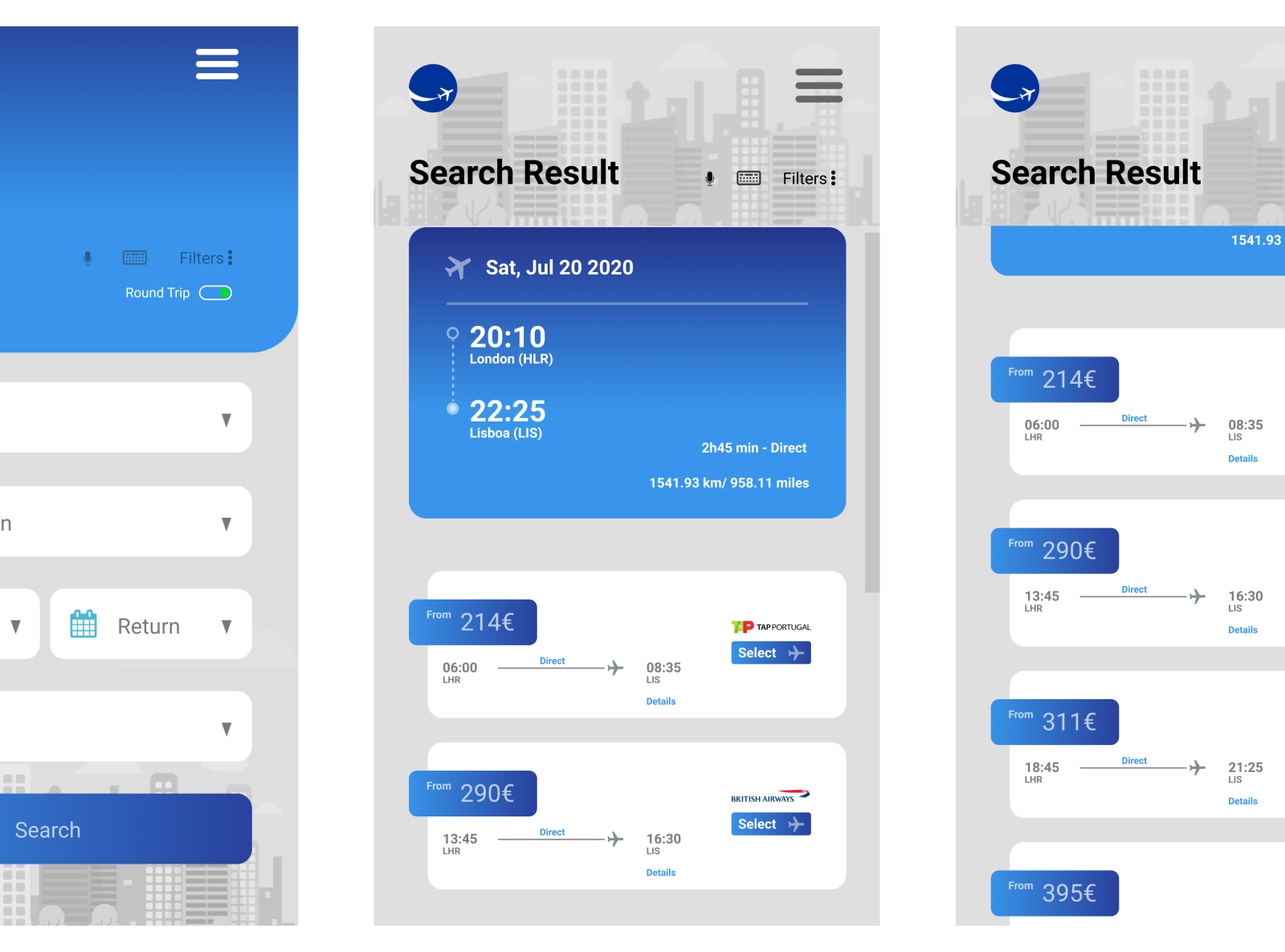 Flight booking app — because great UI design gives you wings! by Ricky ...