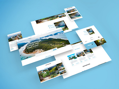 Wix demo landing page - Travel Vietnam design landing page travel uidesign vietnam web web design